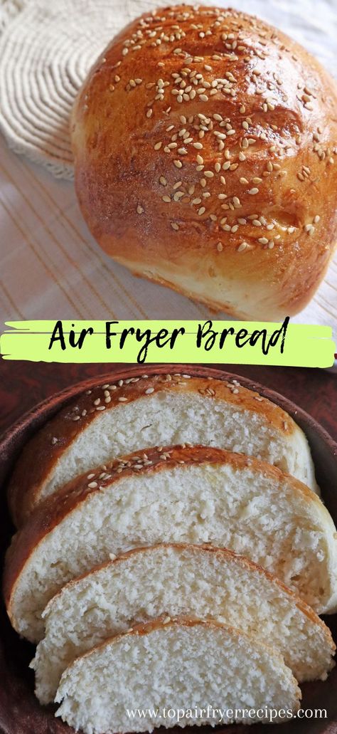 Air Fryer Bread Recipe Air Fryer Sandwich Bread, Air Fryer Crusty Bread, Making Bread In Air Fryer, How To Make Bread In Air Fryer, Air Fryer Bread Recipes No Yeast, Can You Bake Bread In An Air Fryer, Easy Home Made Bread Simple, Air Fryer Homemade Bread, Make Bread In Air Fryer