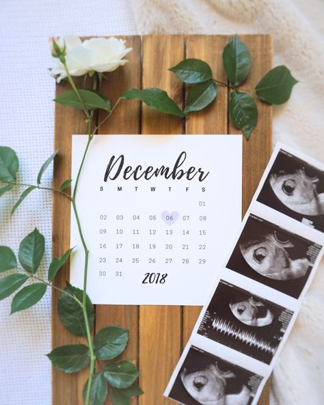 Unexpected Pregnancy Announcement, Due In December, Parents Photo, Easter Calendar, Pregnancy Announcement Photography, Creative Baby Announcements, Expecting Announcement, I Am Pregnant, Baby And Parents