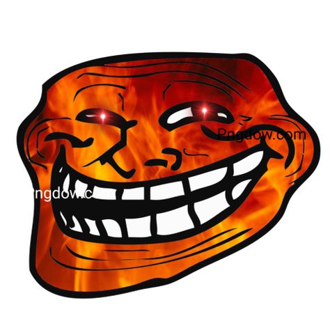 fire troll face image Troll Face Png, Png No Background, Green Screen Photo, Face Png, Screen Photo, Face Icon, Troll Face, Rage Comics, Green Screen Backgrounds