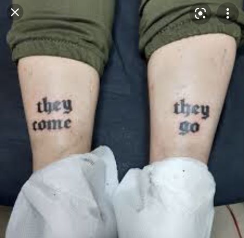 You’ll Get Over It Tattoo, They Come They Go Tattoo, Live Through This Tattoo Hole, No Regrets Just Lessons Learned Tattoo, Let It Be Then Let It Go Tattoo, They Come They Go, Accept What Is Let Go Of What Was Tattoo, Go Tattoo, Print Tattoos