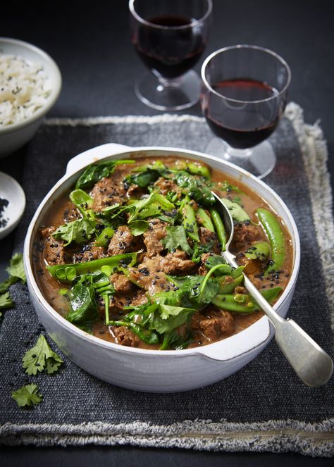 Our sticky tamarind curry is a real crowd pleaser. It’s worth the time it takes to cook as the tender meat melts in the mouth. This tamarind curry is easy to prepare ahead and can also be frozen.  Beef chuck benefits from a long, gentle cook and is full of flavour. It’s perfect for casseroles, stews and this tamarind curry! #beefcasserole #tamarindcurry #beefcurryrecipe Tamarind Curry, Tamarind Recipes, Curry Beef, Beef Curry Recipe, Tender Meat, Classic French Dishes, Slow Cooked Lamb, Beef Curry, Slow Cooked Beef