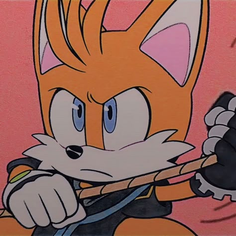 Tails Pfp, Sonic Prime Nine, Tails Icons, Tails Miles Prower, Tails Doll, Sonic Pfps, Miles Prower, Tails Sonic, Sonic Game