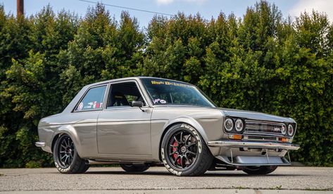 Datsun Car, Wide Body Kits, Datsun 510, Nissan Sunny, Honda (car), Car Inspiration, Concept Car Design, Street Cars, Vehicle Design