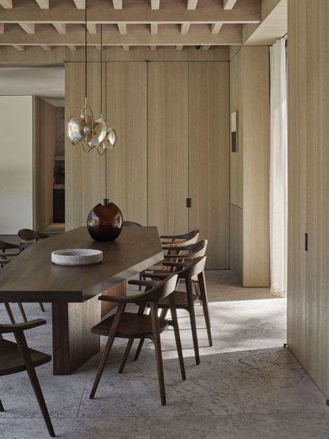 Dining | OV House by Nicolas Schuybroek Nicolas Schuybroek, Pierre Jeanneret, Coffee Table Books, Architectural Digest, Interior Design Studio, Custom Furniture, Interior Details, Architects, Home And Family