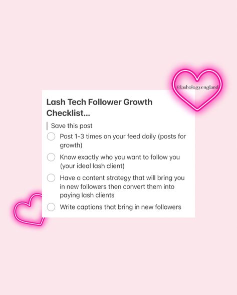 Did I mention you actually get this all done for you in my membership? 👀… We are midway through the follower growth challenge and already lash techs in Lashology have increased their followers by hundreds of new potential lash clients 😍 • • • • • #lashes #lashtech #lashartist #lashbusiness #lashtips #lashtricks #lashinspo #classiclashes #hybridlashes #volumelashes #wispylashes #lashtrends #lashhacks #lashquotes #lashmemes #followergrowth #contentideas #lashcontent Lash Captions, Lash Names, Lash Room Ideas, Growth Challenge, Lash Tricks, Lash Quotes, Eyelash Extentions, Lash Room, Lash Tech