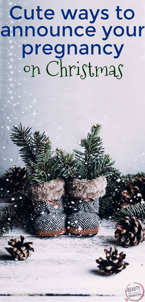 Cute ways to announce your pregnancy on Christmas Baby Announcement To Parents, Christmas Baby Announcement, Kids Fever, Raspberry Leaf Tea, Idee Babyshower, Baby Announcement Ideas, Christmas Pregnancy Announcement, Pregnancy Announcement Ideas, Newborn Hacks