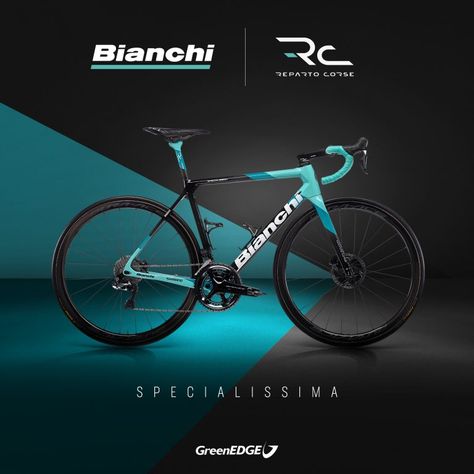 Bianchi Bicycle, Bicycle Advertising, Racing Cyclist, Furniture Design Sketches, Bicycle Brands, Bike Poster, Creative Advertising Design, New Aesthetic, Bicycle Race