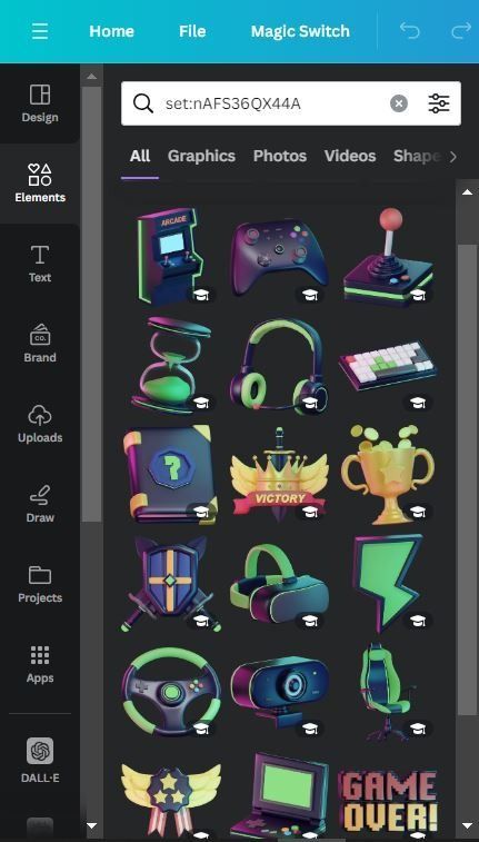 Canva element keyword Gaming 3D Illustration elementary #canvasetcode〽️ Canva Codes, Future Cities, App Design Layout, Graphic Design Portfolio Layout, Graphic Shapes Design, 3d Elements, Canva Element Keyword, Online Free Stuff, Canva Element