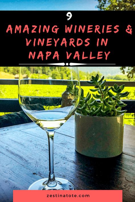 Napa Valley Wine Country is known for wine tasting and tours, regional gourmet food, and soaking in the beauty of the vineyards. Here are 9 of the best wineries & vineyards to go to. #napavalley #sonoma #calistoga #bestwineries #napawithkids Napa Vineyards, West Coast Travel, Napa Wineries, Wine Tasting Experience, Napa Valley Wine, City Breaks, Travel Blogging, List Ideas, Hot Spots