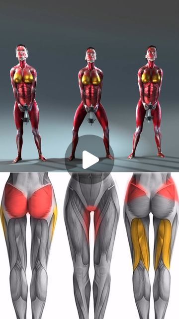 Inner Thigh Workout, Buttocks Workout, Leg And Glute Workout, Workout Without Gym, Thigh Exercises, Gym Exercise, Gym Workout Videos, Gymnastics Workout, Legs Workout