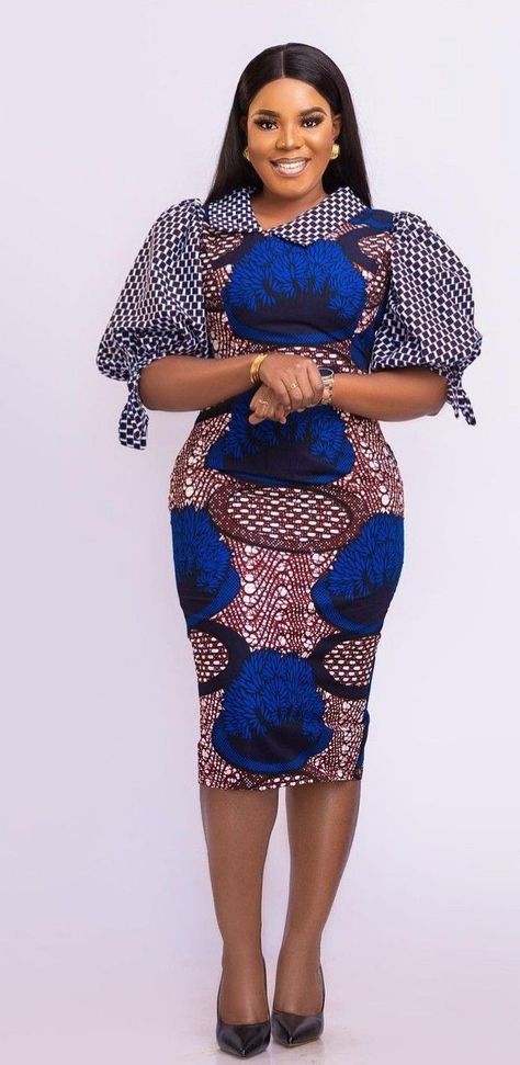 Latest Long Ankara Dress Styles, Midi Gown, African Attire Dresses, Ankara Short Gown Styles, African Fabric Dress, African Print Dress Ankara, Short African Dresses, Best African Dresses, African Dresses Modern