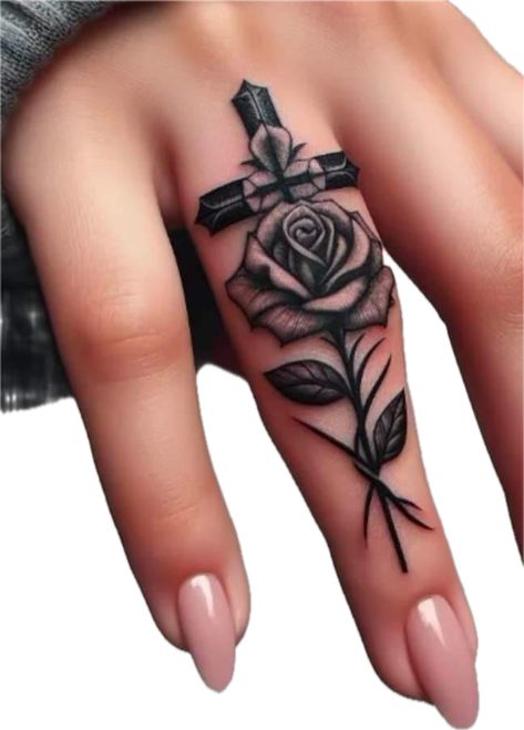 Girly Hand Tattoos, Middle Finger Tattoos, Cute Thigh Tattoos, Cool Wrist Tattoos, Hand And Finger Tattoos, Pretty Hand Tattoos, Neck Tattoos Women, Tattoos For Women Flowers, Muster Tattoos