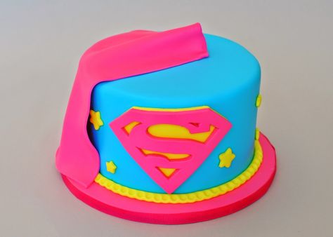 Supergirl Cakes, Supergirl Birthday, Birthday Cake Ideas, Girl Superhero, Supergirl, Birthday Cakes, Cake Ideas, Girl Birthday, Birthday Cake