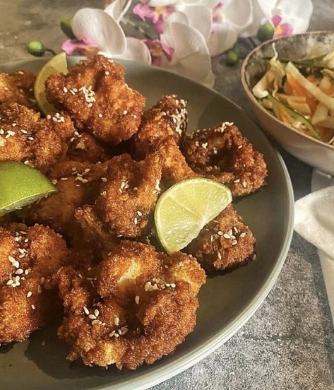 Spicy Hoisin Cauliflower Wings — Avo Feast Hoisin Cauliflower, Plant Based Butter, Chinese 5 Spice, Spicy Cauliflower, Stuffed Pepper Dip, Cauliflower Wings, Cauliflower Bites, Hoisin Sauce, Ground Ginger