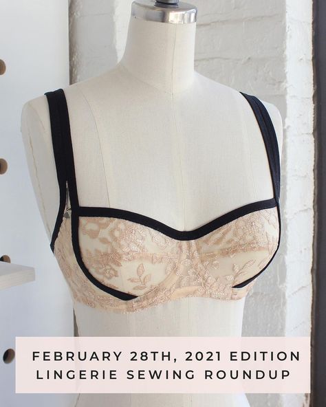 @tailormadeshop on Instagram: “The February 28th, 2021 Edition of Lingerie Sewing Roundup is now up on the blog! Head to www.tailormadeblog.com to read. ✨ ☝️ You can…” Handmade Bra, Bra Sewing Pattern, Bralette Pattern, Disney Baby Clothes, Bra Sewing, Bra Making, Pretty Bras, Upcycle Sewing, Sewing Lingerie