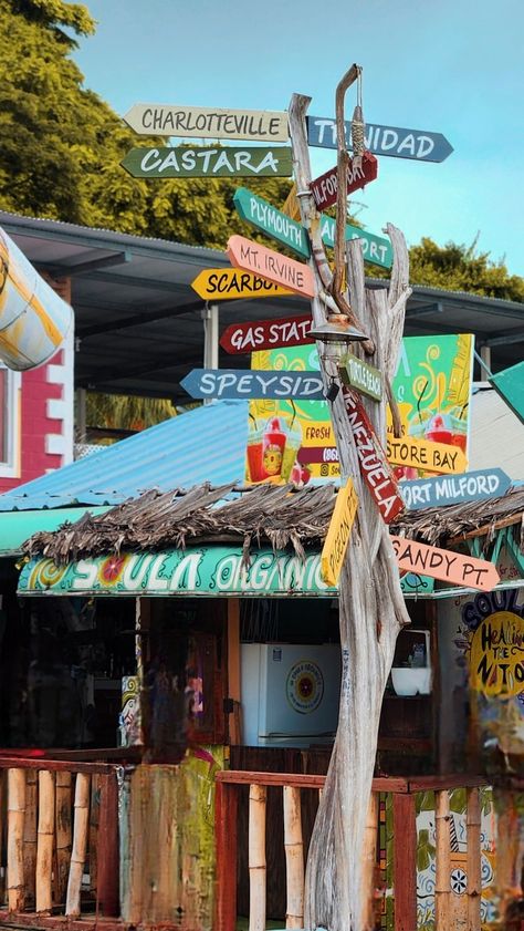 Colourful location sign of Tobago beaches Africa Beach Aesthetic, Black Caribbean Aesthetic, Trinidad And Tobago Culture, Caribbean Travel Aesthetic, Caribbean Summer Aesthetic, Afro Caribbean Aesthetic, Caribbean Beach Aesthetic, Carribean Vacation Aesthetic, Afro Carribean Aesthetic