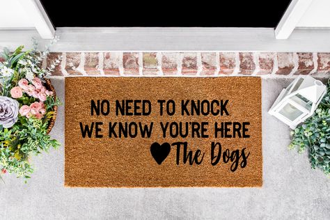 Door Mat Funny, Rustic Table Centerpieces, Spring Doormats, Dog Door Mat, Front Stoop, Coir Door Mat, Front Door Mat, Entryway Mats, Layered Rugs