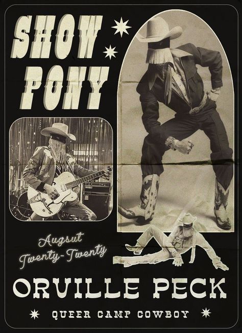 Orville Peck, Cowboy Posters, Western Posters, Cowboy Aesthetic, Graphic Design Poster, Gay Art, Western Art, Room Posters, Music Poster