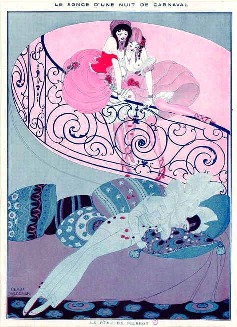 Gerda Wegener, Art Deco Illustration, Japon Illustration, Arte Inspo, 영감을 주는 캐릭터, Old Art, Art Plastique, Pretty Art, 그림 그리기