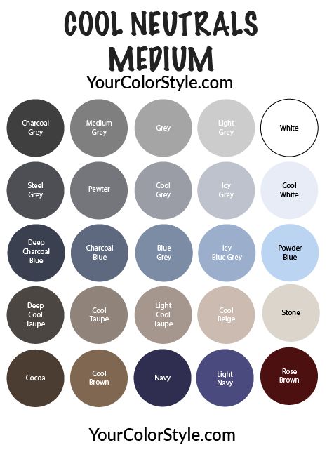 Soft Cool Medium, Wardrobe Color Guide, Cool Summer Palette, Soft Summer Palette, Soft Summer Color Palette, Soft Summer Colors, Cool Color Palette, Summer Palette, Winter Color Palette