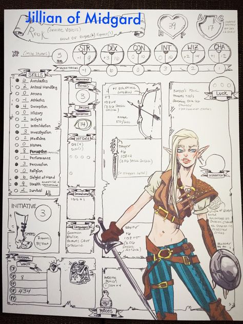 Design inspired for my upcoming project idea Dnd Character Sheet Filled Out, Dnd Character Sheet, Dungeons And Dragons 5e, Dnd Dragons, Character Sheets, Fantasy Drawings, Dungeons And Dragons Characters, D&d Dungeons And Dragons, Themed Birthday Party