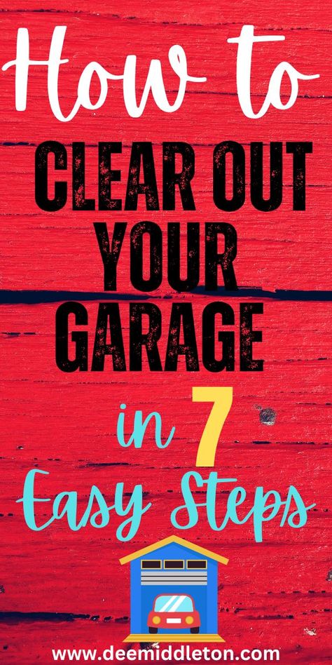 Is your garage piled high with clutter, leaving no room for your car or making it a challenge to find what you need? If so, it's time for a garage cleanout. Clearing out your garage can be a daunting task, but with a well-organized plan and some determination, you can transform your cluttered space into a functional and organized area. Here's a step-by-step guide to help you reclaim your space as we cover how to clear out your garage in 7 easy steps. Decluttering Ideas Organizing, Garage Cleaning Checklist, Declutter Garage, Decluttering Checklist, Organization Ideas For The Home, Garage Organization Systems, Decluttering Hacks, Declutter Checklist, Minimalism Home