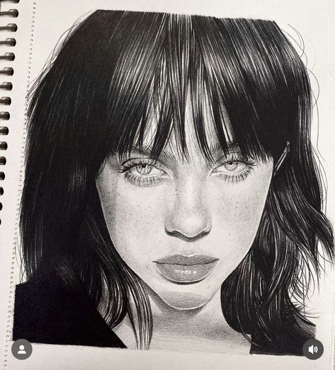 Drawings With Charcoal, Animation Art Sketches, Unique Drawings, Celebrity Drawings, Beauty Art Drawings, Kpop Drawings, Amazing Drawings, Portrait Sketches, Graphite Pencils