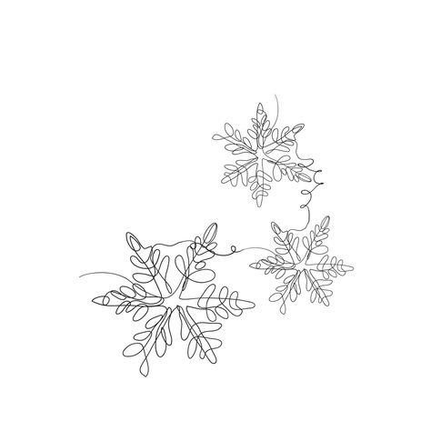 Download the continuous line drawing snowflakes illustration vector 8257834 royalty-free Vector from Vecteezy for your project and explore over a million other vectors, icons and clipart graphics! Winter Line Drawing, Drawing Snowflakes, Snowflake Illustration, Snowflakes Illustration, Snow Clipart, Snowflake Clipart, Snowflakes Drawing, Snow Illustration, Nordic Winter