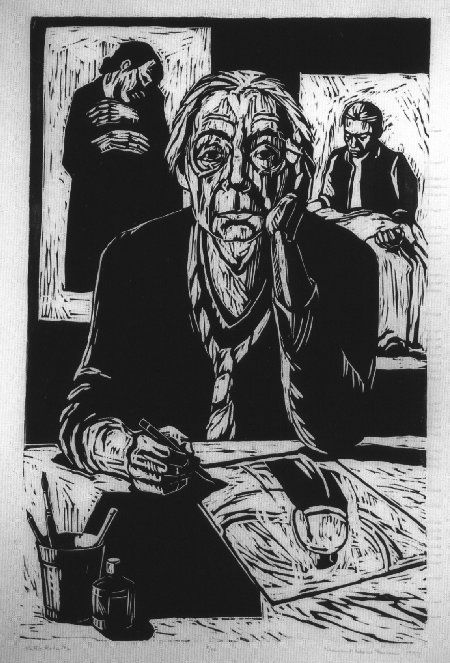 The dramatic Kathe Kollwitz. ("A German painter, printmaker, and sculptor whose work offered an eloquent and often searing account of the human condition, and the tragedy of war, in the first half of the 20th century") Ludwig Meidner, Kathe Kollwitz, George Grosz, Dale Cooper, Woodcut Art, Relief Printmaking, Lino Art, German Expressionism, Relief Printing