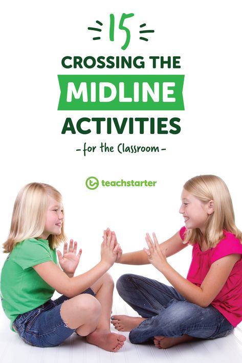 15 Crossing the Midline Activities for the Classroom | Teach Starter Crossing Midline Activities, Crossing The Midline, Activities For The Classroom, Adding Activities, Class Games, Sensory Garden, Brain Gym, Gross Motor Activities, Go Outdoors