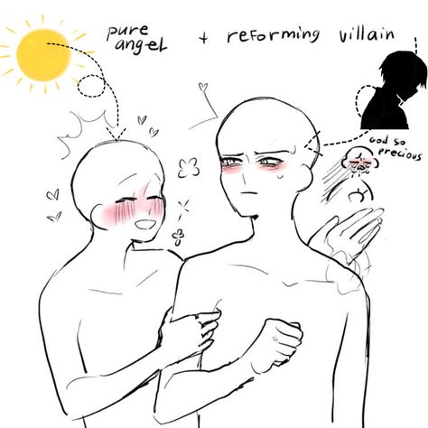 Draw Your Otp Like This, Love Tropes Drawing, Ship Art Reference, Ships Dynamics, Ship Types, Love Dynamic, Character Dynamics, Ship Dynamic, Ship Ideas