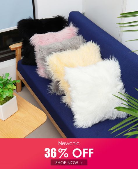 I found this amazing 40x40 Faux Wool Fur Cushion Cover Fluffy Soft Plush Throw Pillow Case Home Decor with AU$12.35,and 14 days return or refund guarantee protect to us. --Newchic Fluffy Cushions, Fluffy Pillows, Decorative Throw Pillow Covers, Soft Pillows, Throw Pillow Cases, Grey And Beige, Decorative Throws, Colorful Decor, Pillow Design