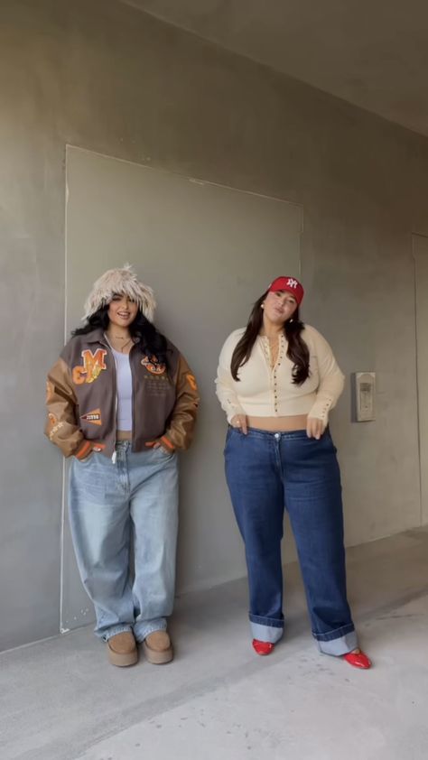 Plus Size Fall Fashion 90s, 3xl Plus Size Style, Streetwear Fashion Plus Size, Plus Size Streetwear Fashion, Y2k Plus Size, 90s Hip Hop Outfits, Aesthetic Outfits Plus Size, Plus Size Y2k, Streetwear Plus Size