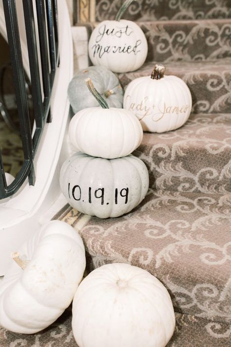 Pumpkins For Wedding Decor, White Pumpkin Bridal Shower Ideas, Blue Pumpkin Wedding, White Pumpkin Wedding Decor, Wedding Pumpkin Decor, White Pumpkin Wedding, Pumpkin Wedding Decor, White Pumpkins Wedding, Wedding Pumpkins