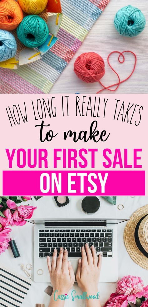 How long it really takes to make your first sale on Etsy Best Selling Shirts On Etsy, How To Get Started Selling On Etsy, Opening An Etsy Shop Tips, How To Set Up An Etsy Account, Etsy Vs Amazon Handmade, How To Pick A Name For Your Etsy Shop, Starting A Digital Etsy Shop, Successful Etsy Shop Tips, Dropshipping For Beginners Etsy