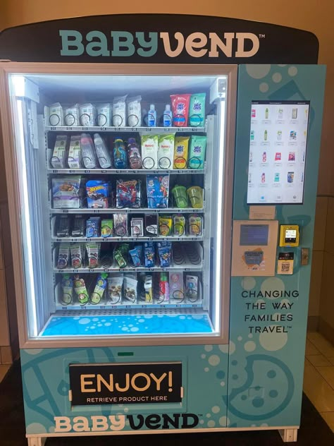 Cool Vending Machine Ideas, Laundry Vending Machine, Cosmetic Vending Machine, Kawaii Vending Machine, Vendor Machine, Toy Vending Machine, Atm Business, Product Vending Machine, Kids Play Centre