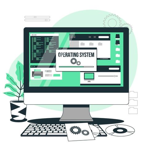 Free Vector | Operating system concept illustration Operating System Concept, Linux Operating System, Drawing Software, Illustration Story, Procreate Brushes Free, Isometric Illustration, Concept Illustration, Creative Poster Design, Software Update