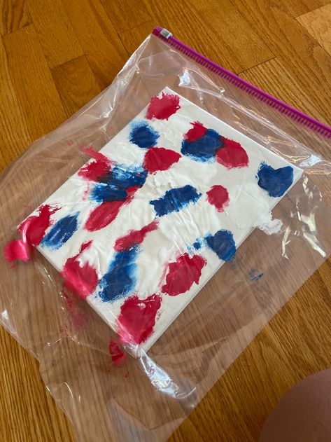 4th Of July Craft For Infant, July 4th Baby Craft, 4 Of July Infant Crafts, Infant Water Crafts, Toddler Crafts Fourth Of July, Fourth Of July Infant Activities, Infant Crafts Daycare Summer 4th Of July, Infant Fourth Of July Art, Forth Of July Baby Crafts