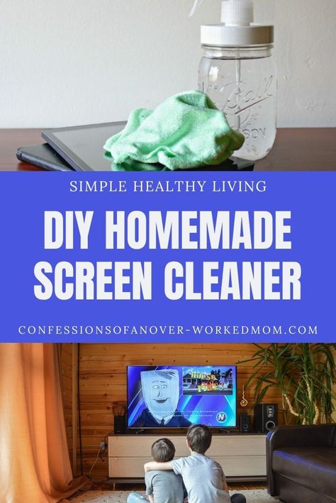 Tv Screen Cleaner Diy, Phone Screen Cleaner, Screen Cleaner Spray, Screen Cleaner Diy, Tv Cleaner, Clean Computer Screen, Tightwad Gazette, Tv Screen Cleaner, Computer Screen Cleaner