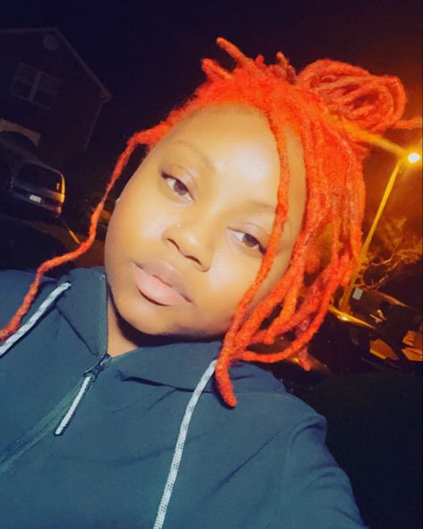 Sunrise orange #adore #locstyles #loveyourself #locstylesforwomen Sunrise Orange, Loc Styles, Locs, Dreadlocks, Orange, Hair Styles, Hair, Beauty, Quick Saves