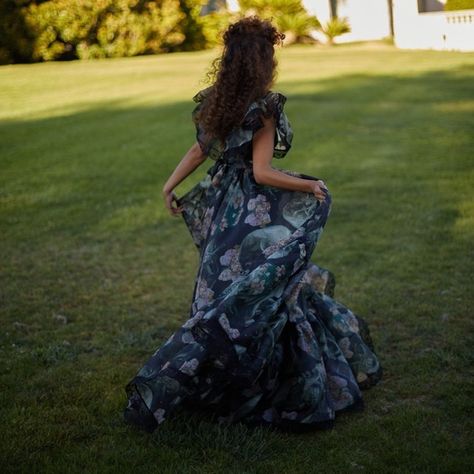 SELKIE skull of a skeleton with a burning cigarette ROMANCE NOVEL gown 🍄✨🌿 - M Selkie Dresses, A Skeleton, Lace Hem, A Park, Romance Novels, My Collection, Just In Case, Skeleton, Romance