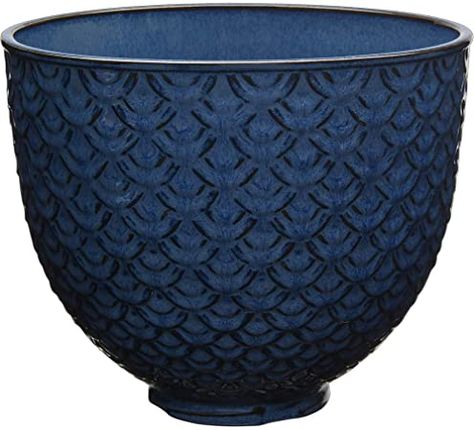 KitchenAid Ceramic Bowl Mermaid lace 5KSM2CB5TML, 4.7 liters: Mixing Bowls: Amazon.com.au Kitchenaid Mixer Bowls, Kitchenaid Products, Mermaid Bowl, Kitchenaid Bowl, Ceramic Mixing Bowls, Kitchenaid Artisan, Kitchenaid Mixer, Countertop Appliances, Kitchenaid Stand Mixer