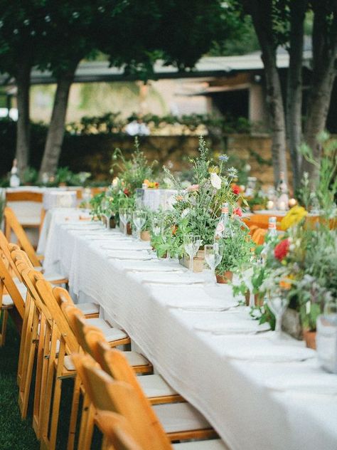 La Arboretum, Garden Wildflowers, Cream Bridesmaids, Cream Bridesmaid Dresses, Wedding Table Ideas, Herb Wedding, Garden Wedding Ceremony, Wedding September, Botanical Garden Wedding