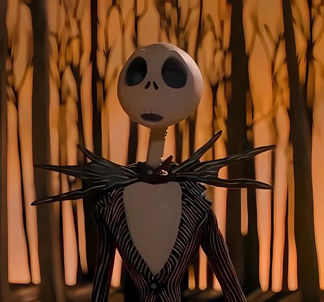 Jack Skellington Reference, Tim Burton Cartoons, The Nightmare Before Christmas Pfp, Jack Skellington Pfp, Nightmare Before Christmas Pfp, Jack Skellington Art, Jack Aesthetic, Nightmare Before Christmas Santa Jack, Winter Character