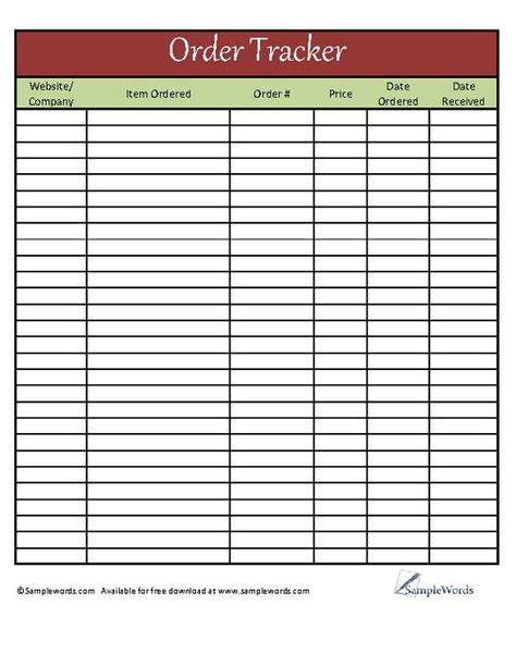 Printable Order Tracker is an Excel spreadsheet created for tracking orders made through an online website or catalog Order Sheet Template, Free Business Printables, Order Tracker, Business Management Degree, Tracker Free, Business Printables, Small Business Organization, Sheet Template, Spreadsheet Template