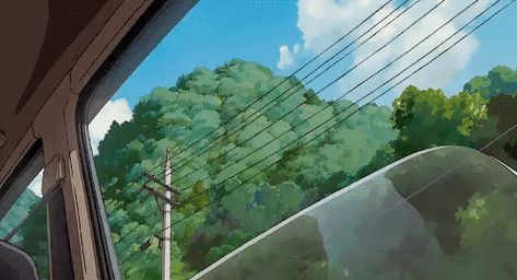 Gif Studio, Hd Gif, Japanese Town, Studio Ghibli Background, Banner Gif, Studio Ghibli Art, Ghibli Art, Ghibli Movies, Aesthetic Gif