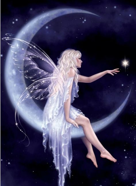 Moon Fairy Art, Two Fairies, Amy Brown Fairies, Light Fairy, Fairies Photos, Fairy Paintings, Fairy Drawings, Moon Fairy, Fairy Art Dolls