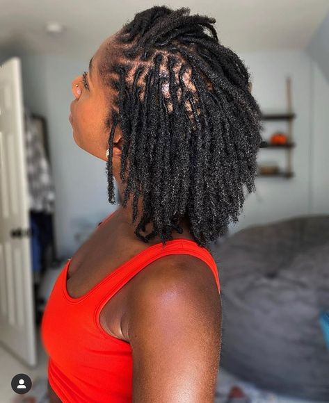 Loc Appreciation on Instagram: “Love these locs!!! 😍🌱 She’s a #LocLady 🌱✨ Ft. @locdslp • • Tag #LocLady for a feature! • • #locs #loccommunity #locd #locladyapparel…” Locs On 4c Hair, Feminine Locs, Short 4c Hair, Dread Journey, Loc Inspiration, Speech Pathologist, Beautiful Locs, Sister Locs, Loc Extensions