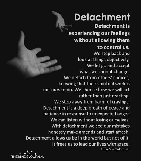 Detachment Is Experiencing Our Feelings Without Allowing Them To Control Us - https://themindsjournal.com/detachment-is-experiencing-our-feelings-without-allowing-them-to-control-us/ Detachment Quotes, Emotional Detachment, Wish You Were Here, Breakup Quotes, Mental And Emotional Health, New Energy, Healing Quotes, Emotional Health, The Words