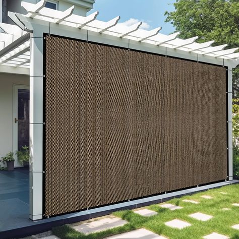 Shade Cloth Ideas Patio, Pergola Shade Cover, Livestock Barn, Beach Canopy, Garden Netting, Backyard Shade, Patio Shade, Privacy Screen Outdoor, Shade Cloth